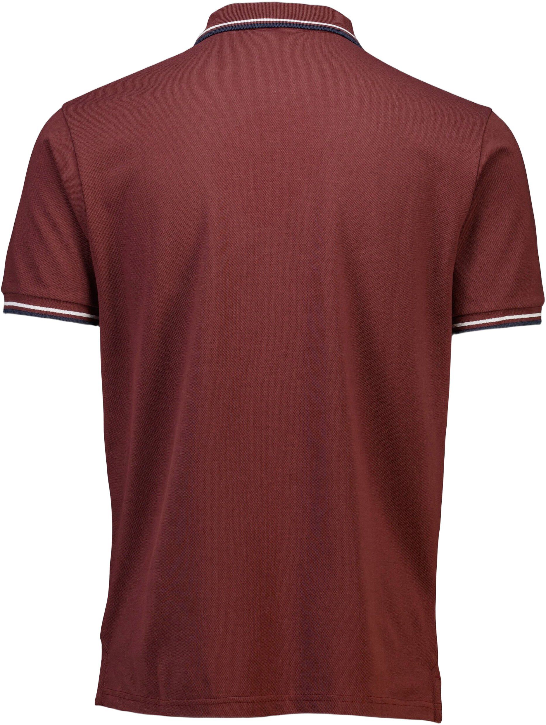 Polo shirt w. contrast piping