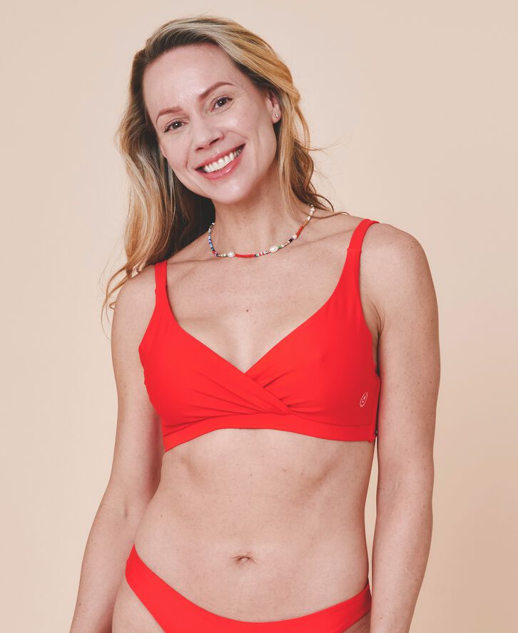 Istana draperet bikini top - Heat
