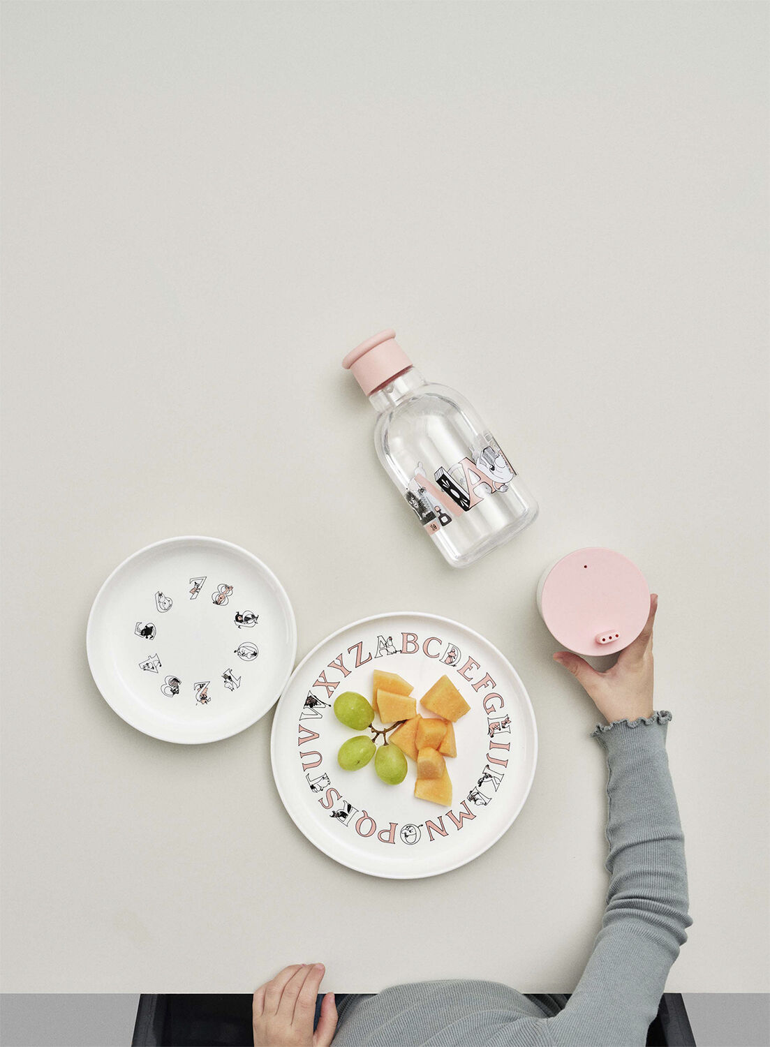 Moomin ABC drikkeflaske 0.5 l. Moomin salmon