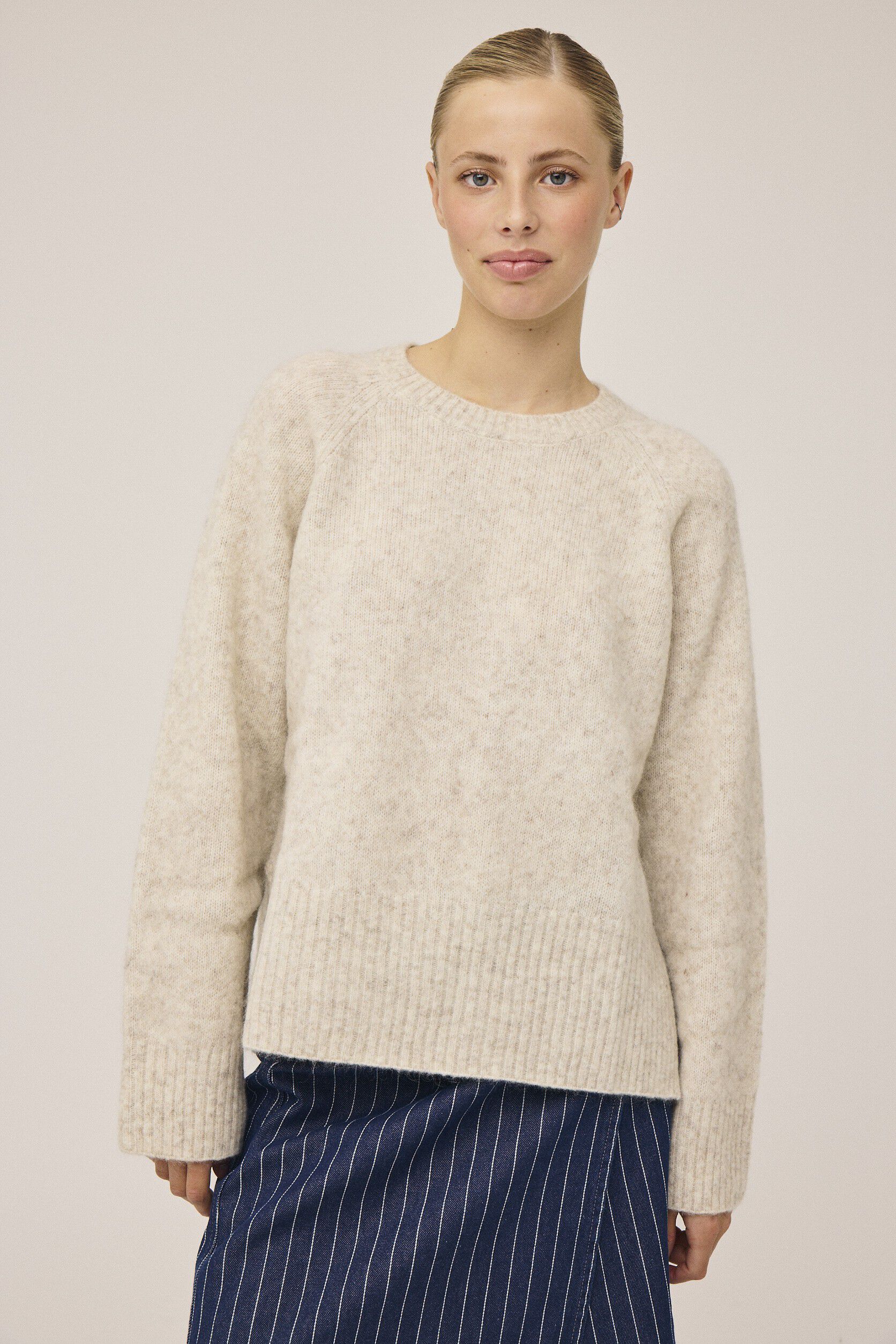 Mai 1 Striksweater - Mohairmix - RWS