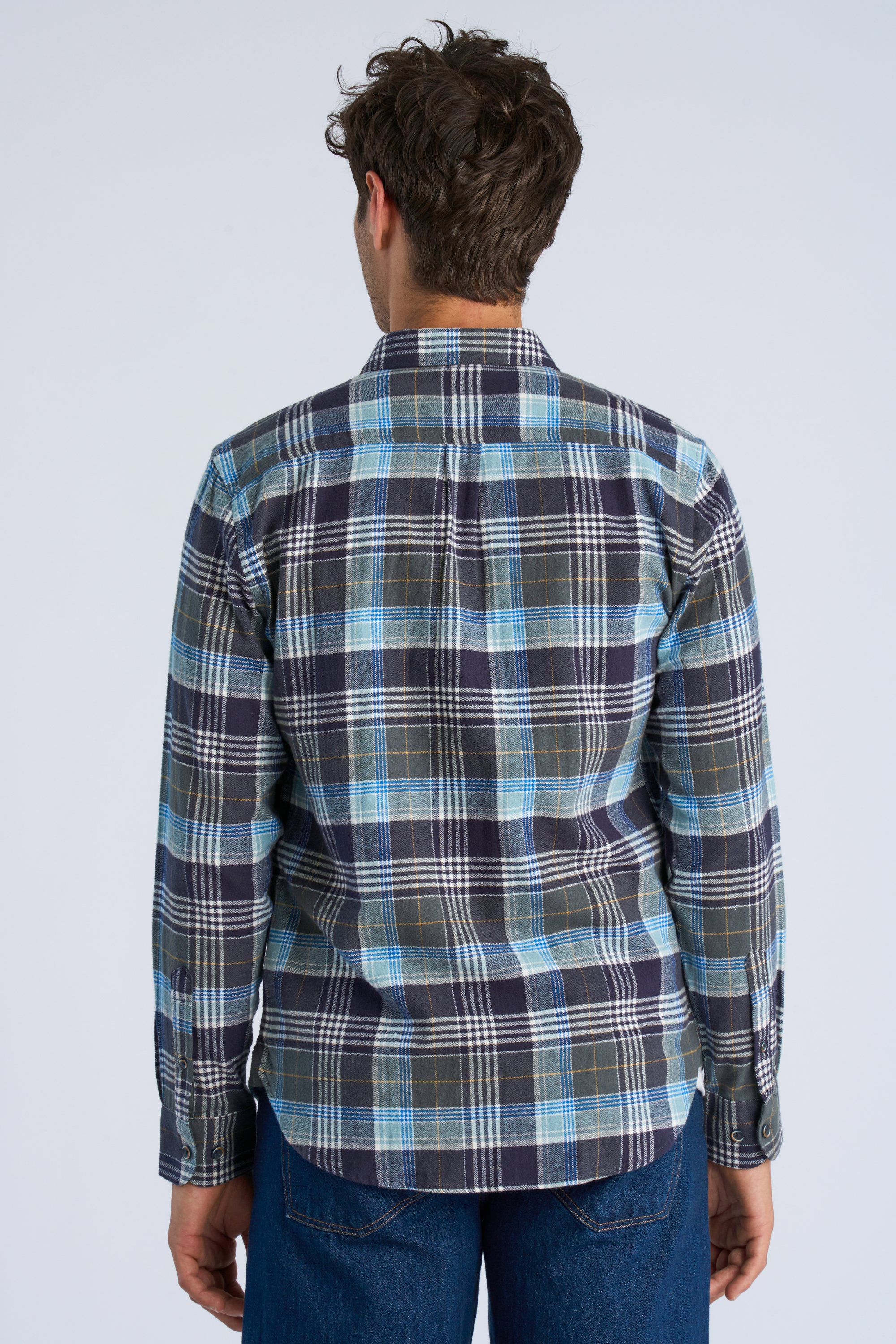 Large checked shirt L/S