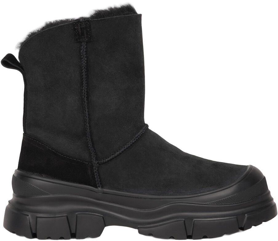 DEBELLIS - HIGH SHEARLING BOOTS W/ RUBBER SOLE