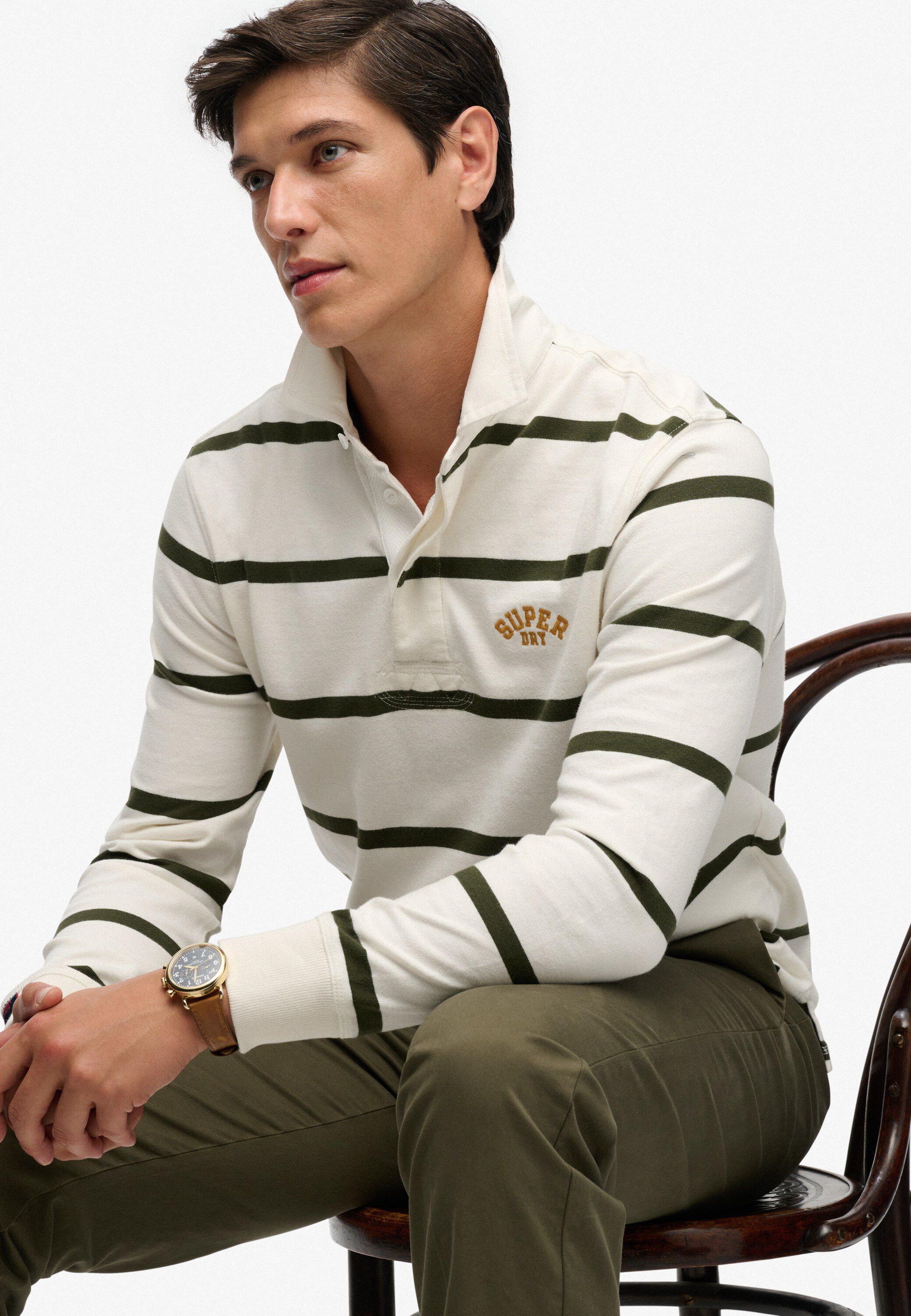 VINTAGE ATHLETIC STRIPE RUGBY