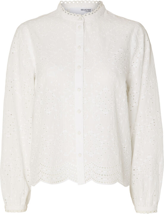 SLFTATIANA L/S EMBR SHIRT NOOS