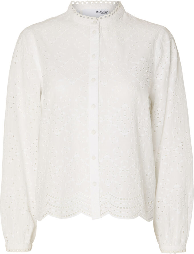 SLFTATIANA L/S EMBR SHIRT NOOS