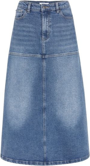 SRWilla Midi Skirt Denim