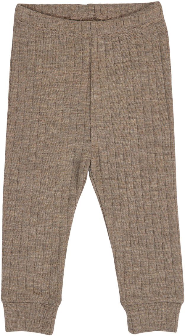 Woolly rib cuff pants