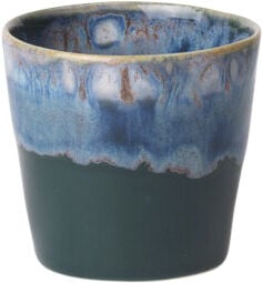 "espressokopp , Gres 10 cl 6,5 x 6 cm M&Atilde;&para;rkgr&Atilde;&para;n Keramik"