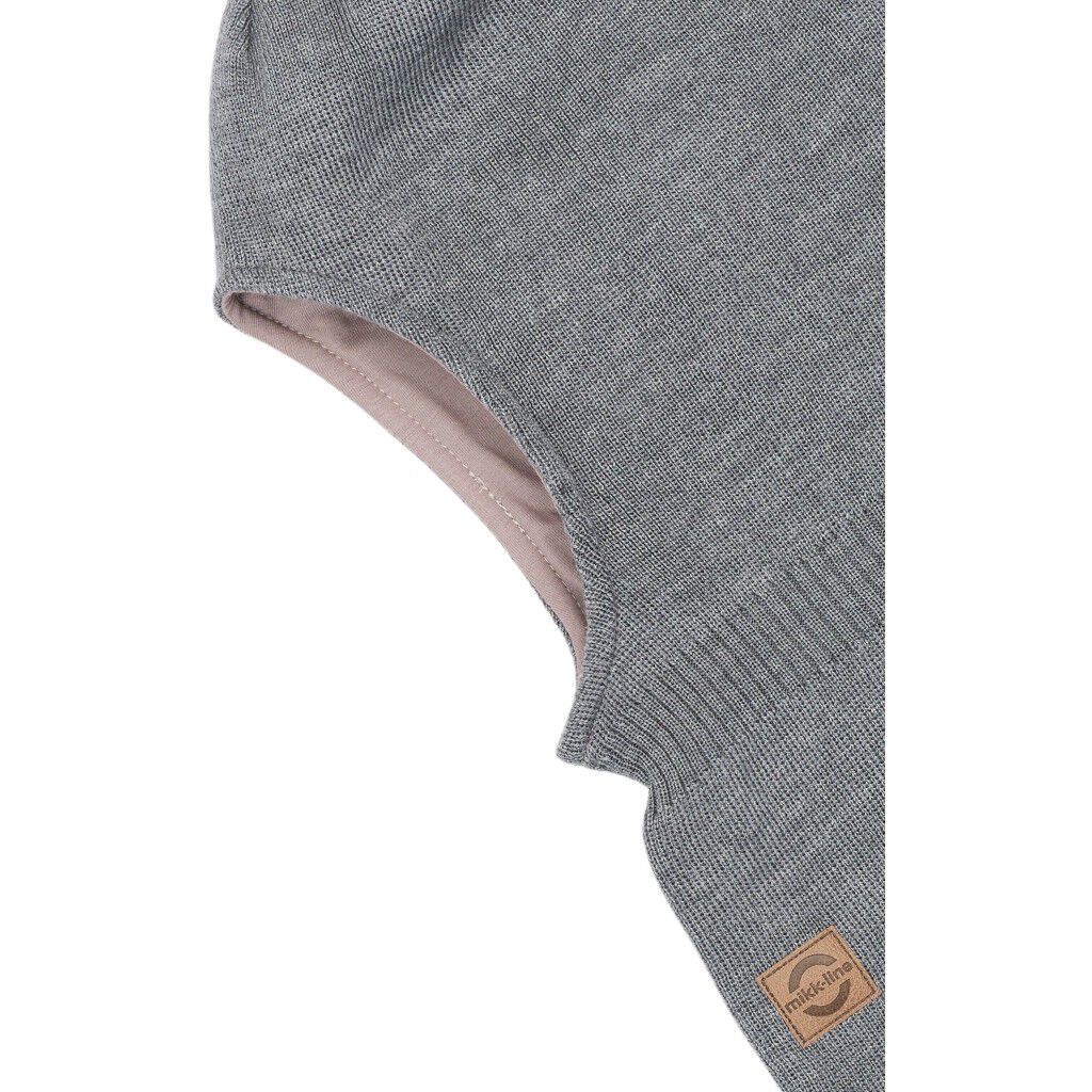 Knitted Balaclava w Wool & Windstop