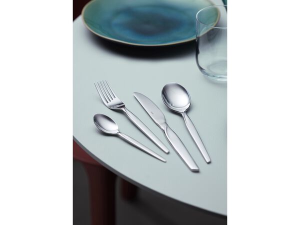 Spiseskje Twist 19 cm Blankt stål