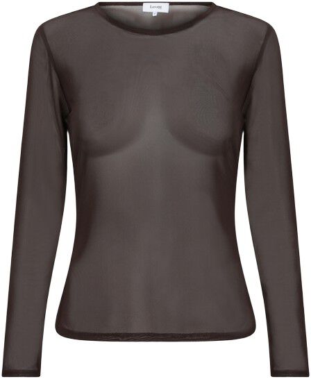LR-TELA 1 T-shirt M&oslash;rk brun