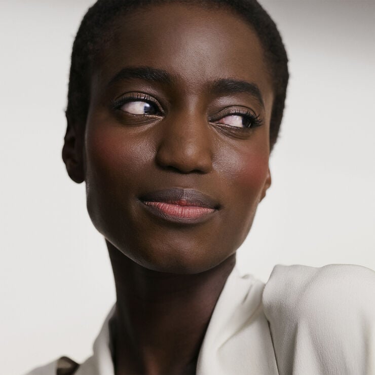 Rose Hermès, silky blush powder refill, Rose Feu