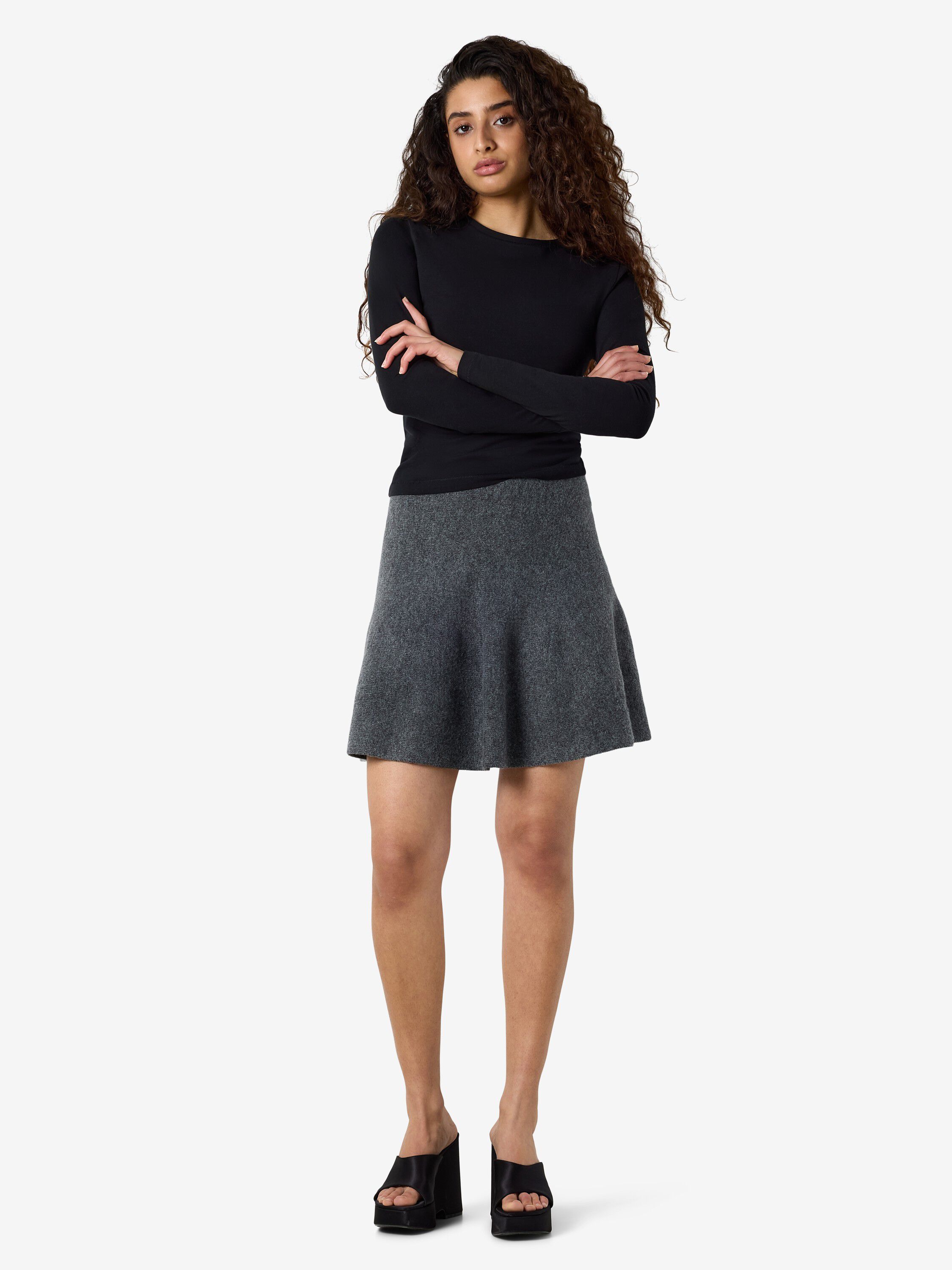Nmsloan Nw Short Knit Skirt Noos