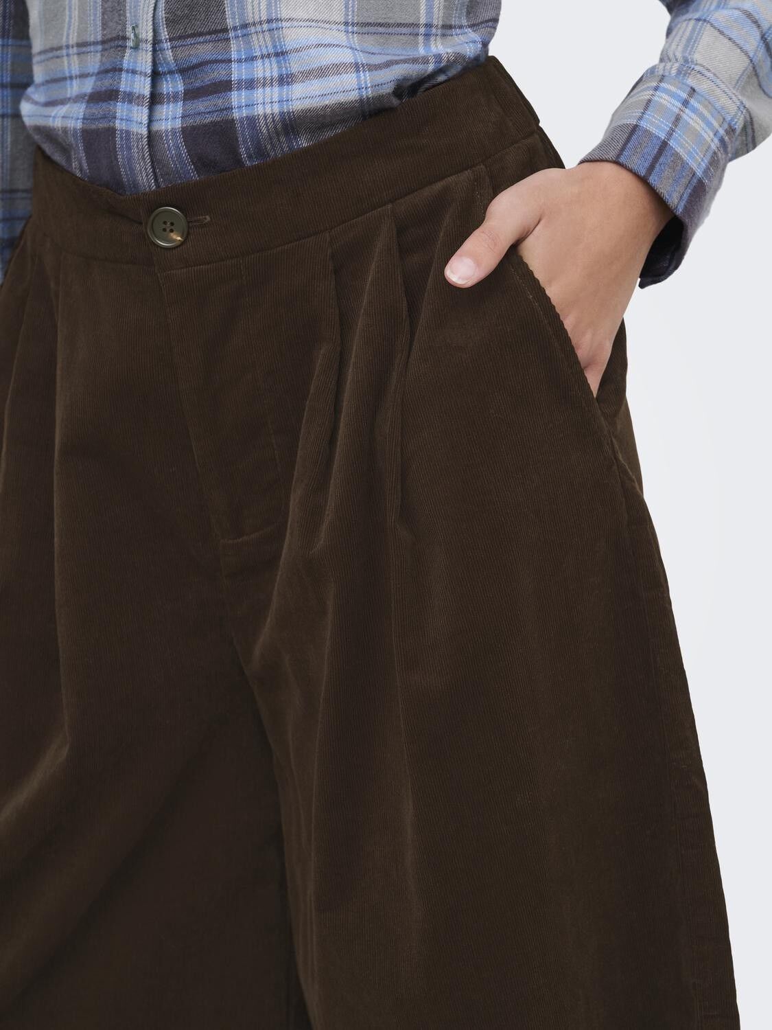 Onlcosta Hw Cord Bermuda Shorts Pnt