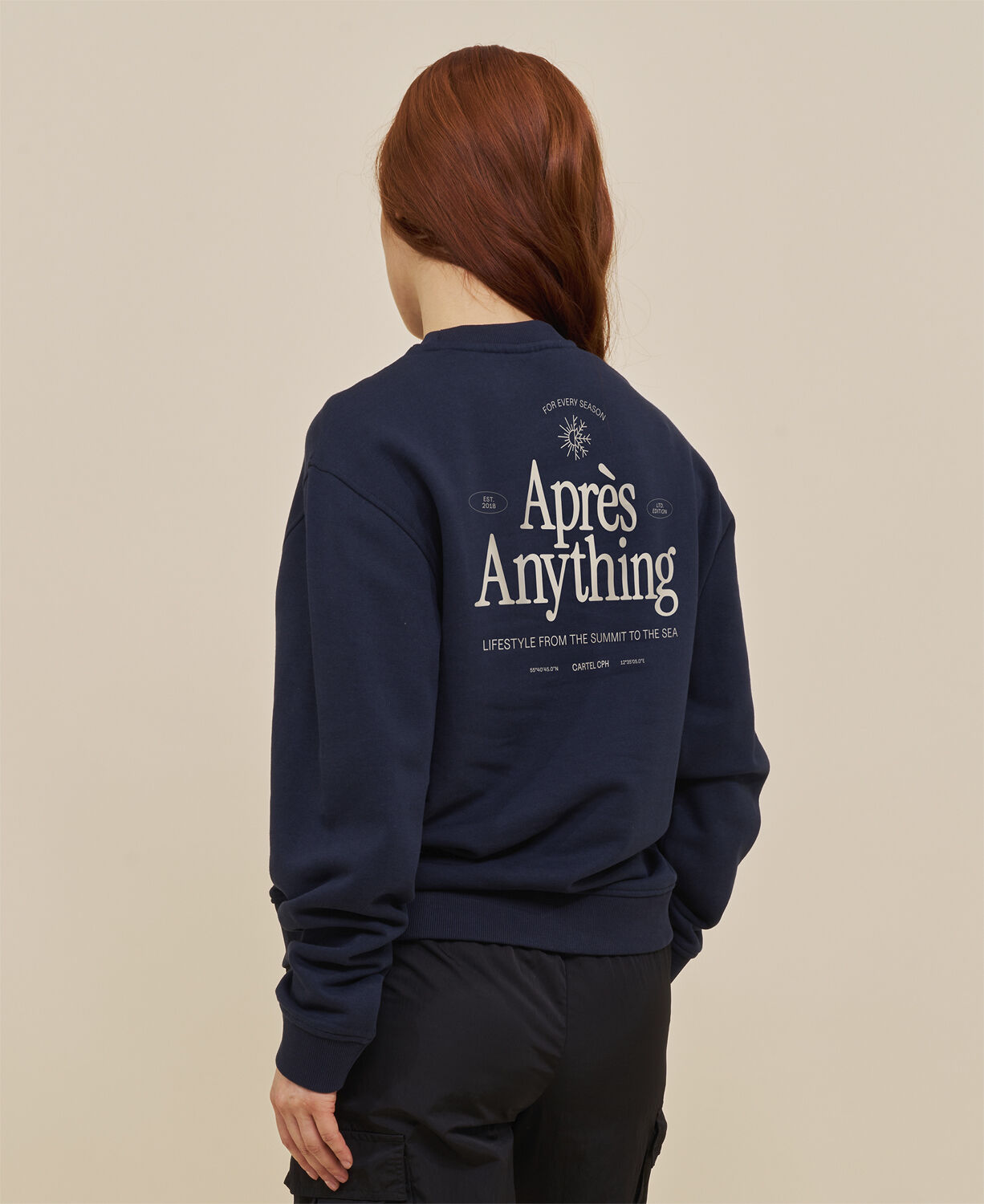 Apr&eacute;s Anything Statement Crewneck - Ocean