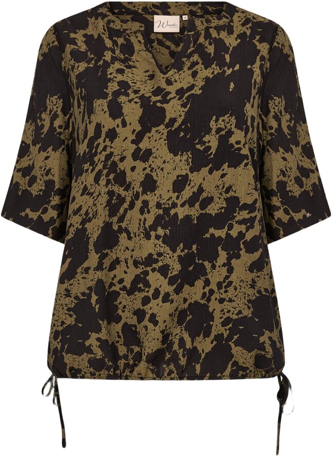 Curvy WA-NIKITA 1 Bluse Mørk sand
