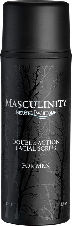 Masculinity Double Action Facial Scrub For Men 100 ml.