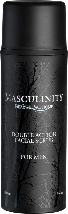Masculinity Double Action Facial Scrub For Men 100 ml.