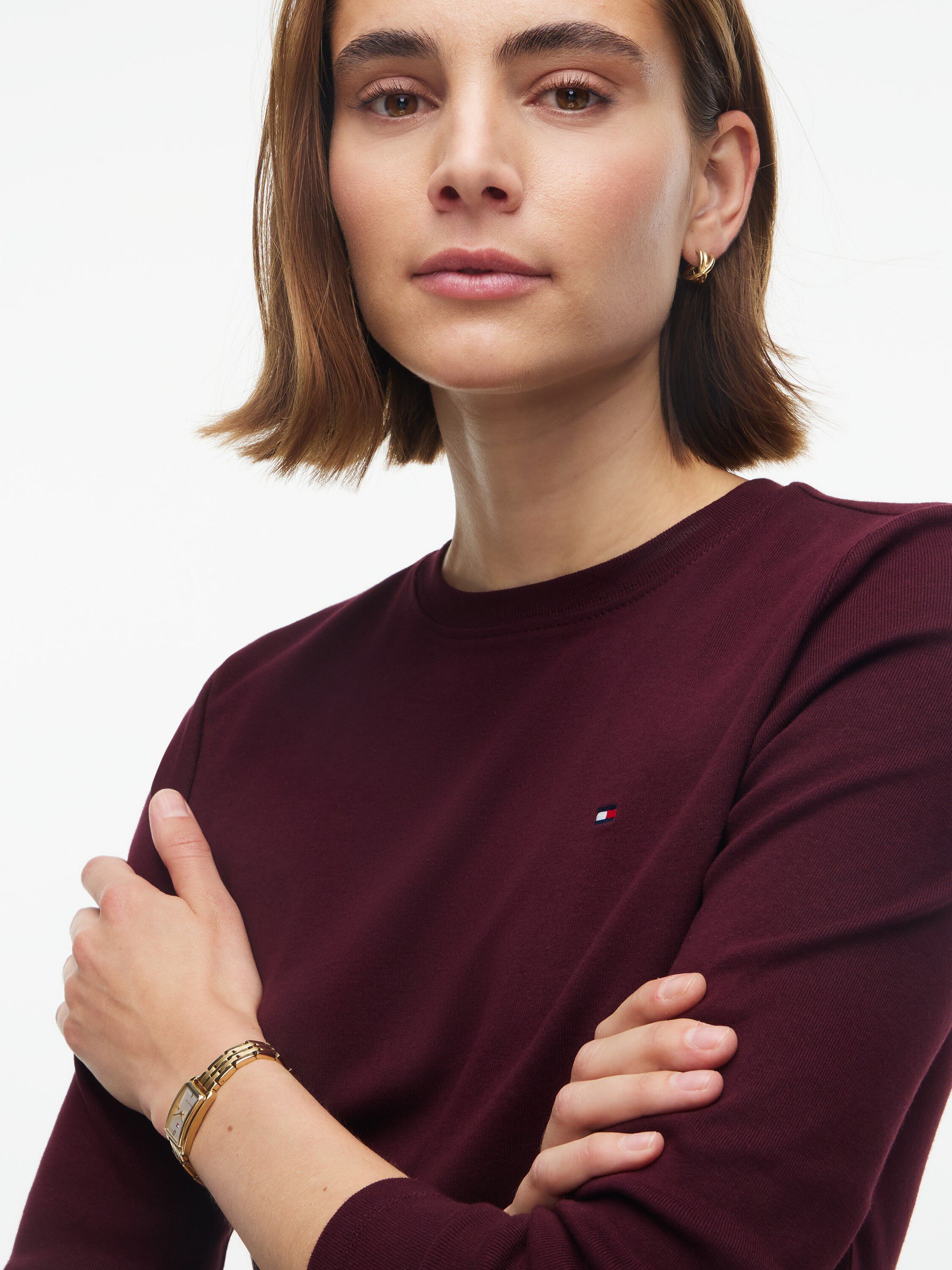 Slim Crew Neck Long Sleeve T-Shirt