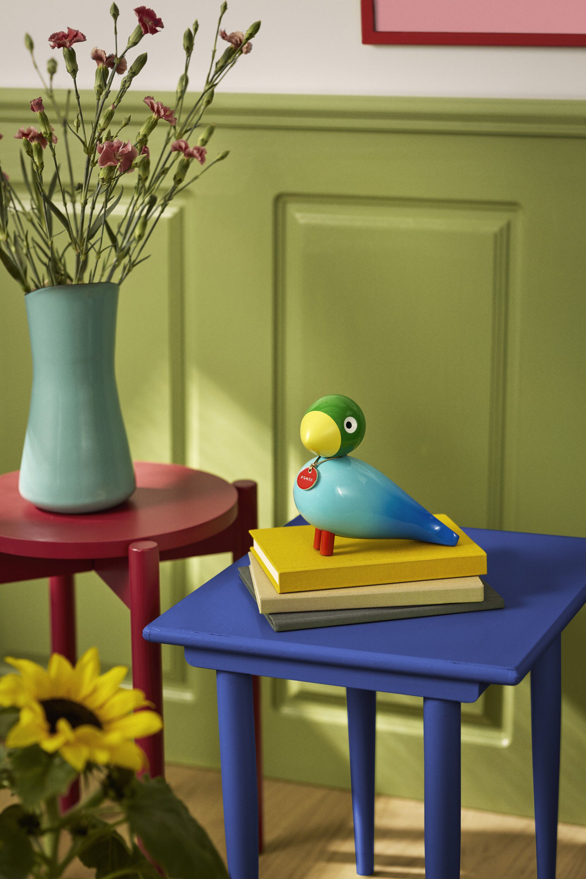 Story Bird Styrke H15. 5 cm bl&aring;