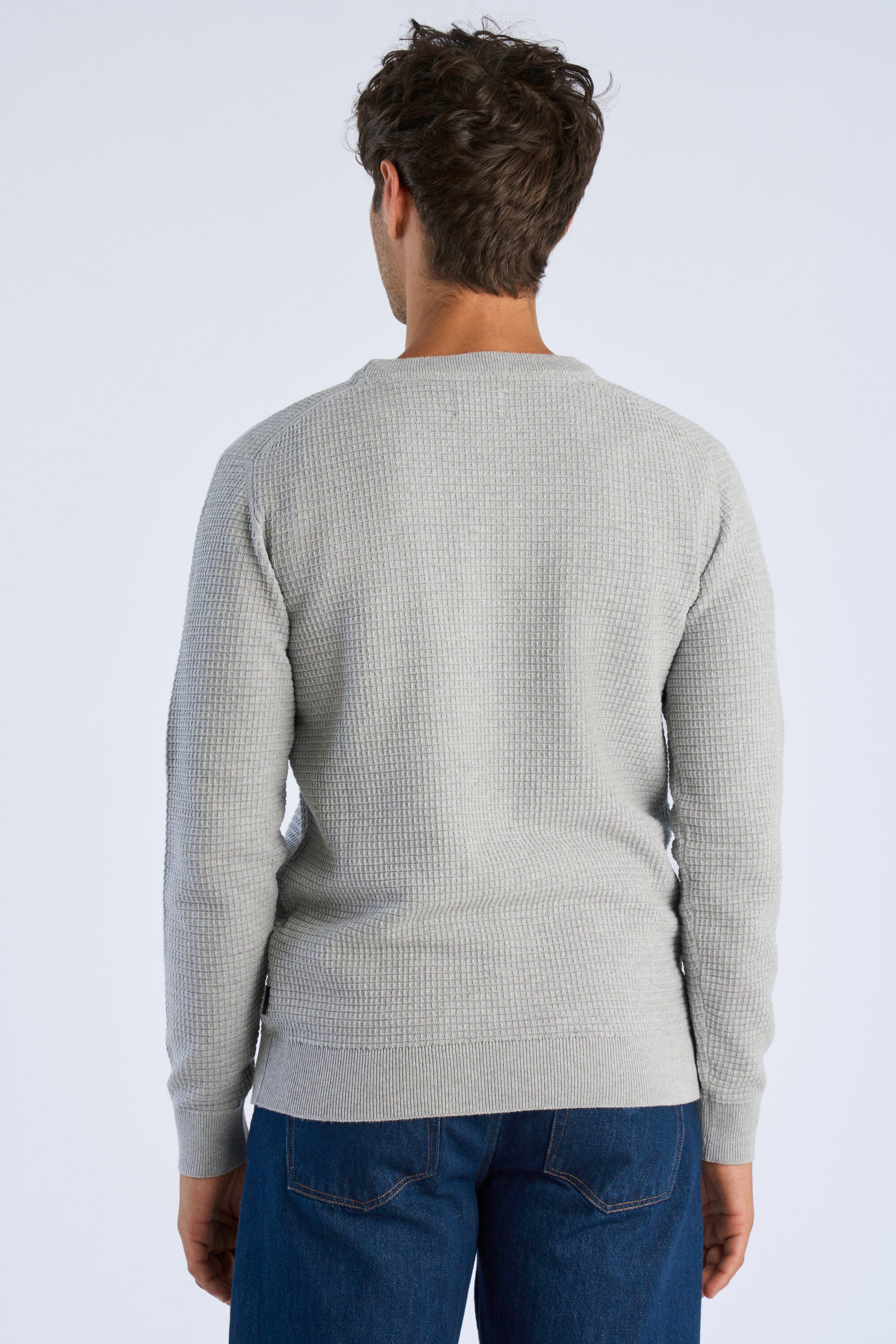 Structure o-neck knit L/S