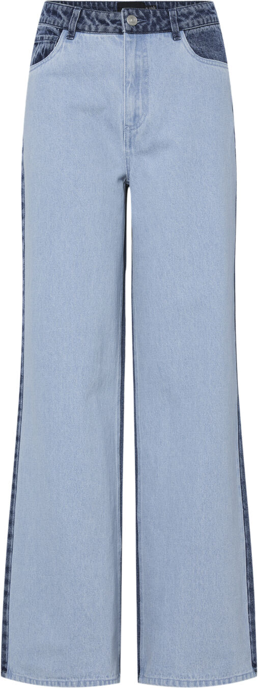 PCFAMY HW WIDE DENIM JEANS D2D FSY