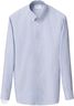 Contemporary Fit Mid blue Striped Signature Oxford Shirt