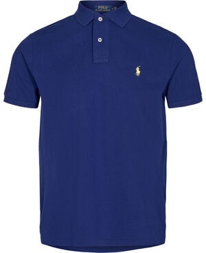 Custom Slim Fit Mesh Polo Shirt