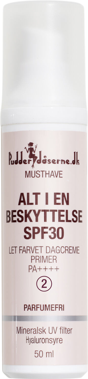 Pudderd&aring;serne Alt i en Beskyttelse SPF 30