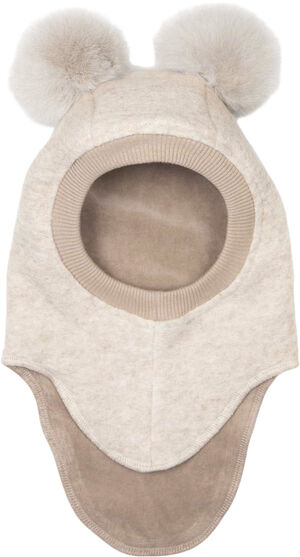 Balaclava w. Alpaca Pompoms