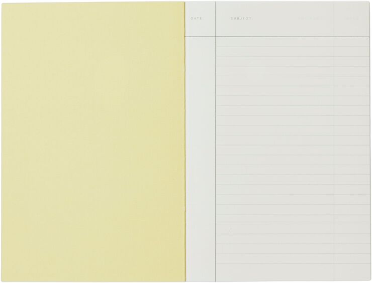 VITA Softcover Notebook - Small, Green Stripe