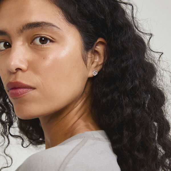 JOLINA earrings silver-plated/multi colour