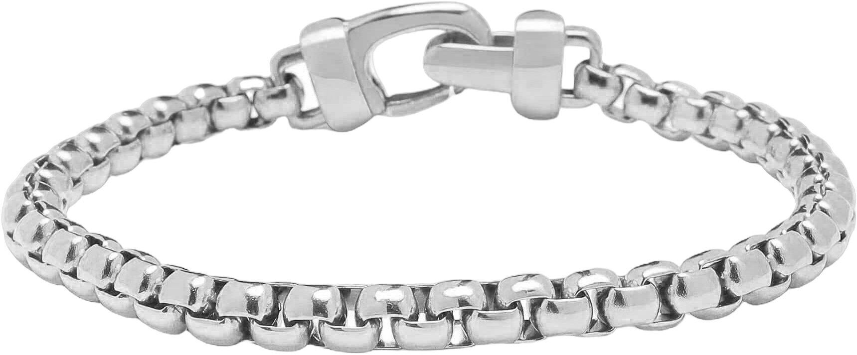 Silver Box Chain Bracelet