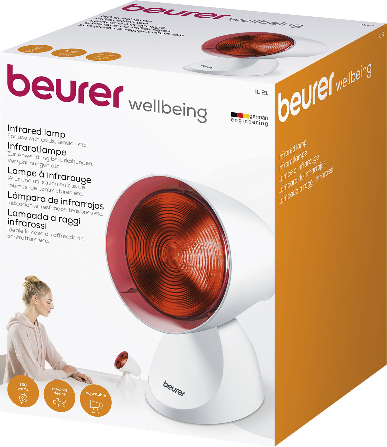 Infrar&oslash;d varmelampe