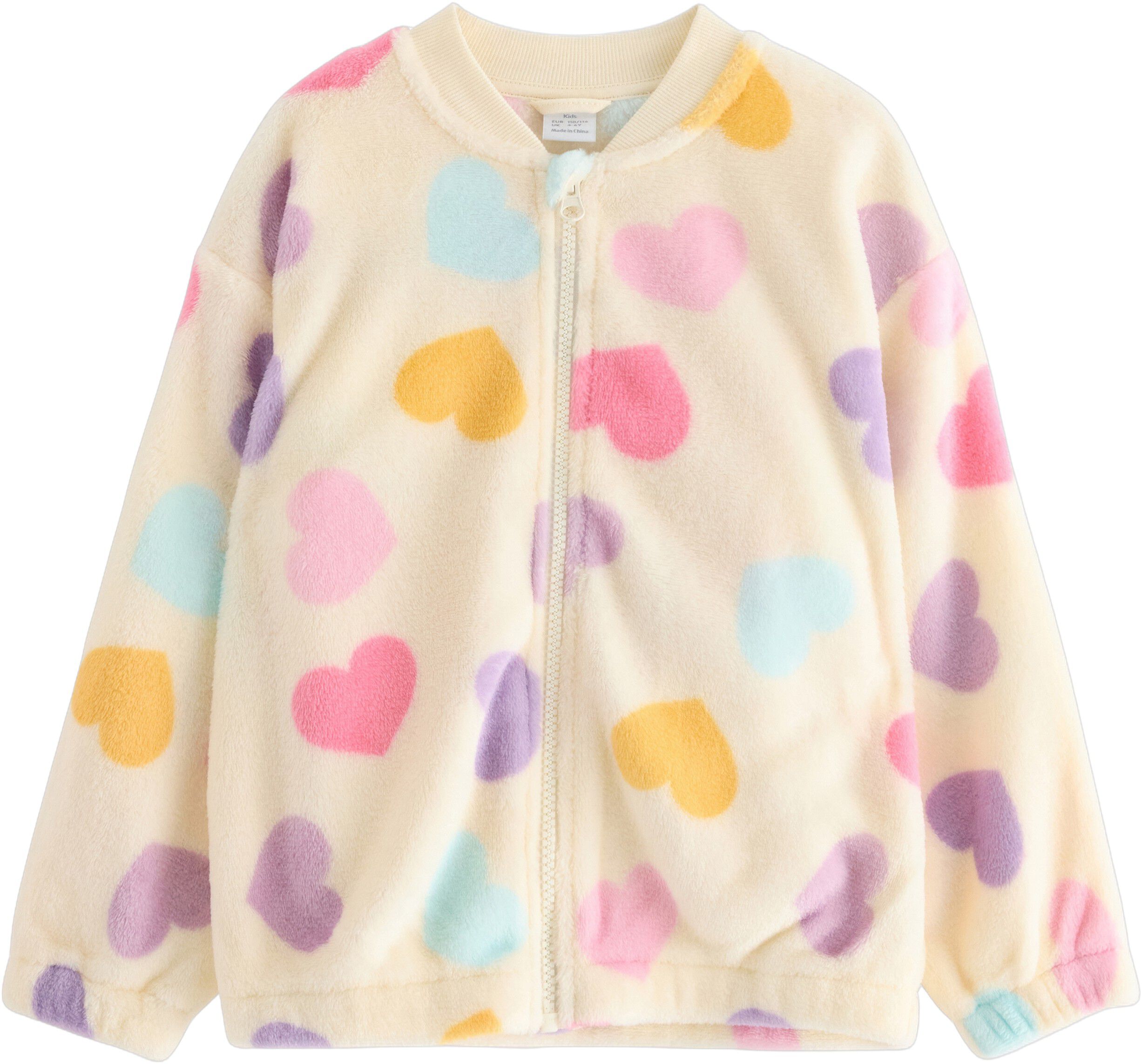 Soft and cosy fleece jacket with zi