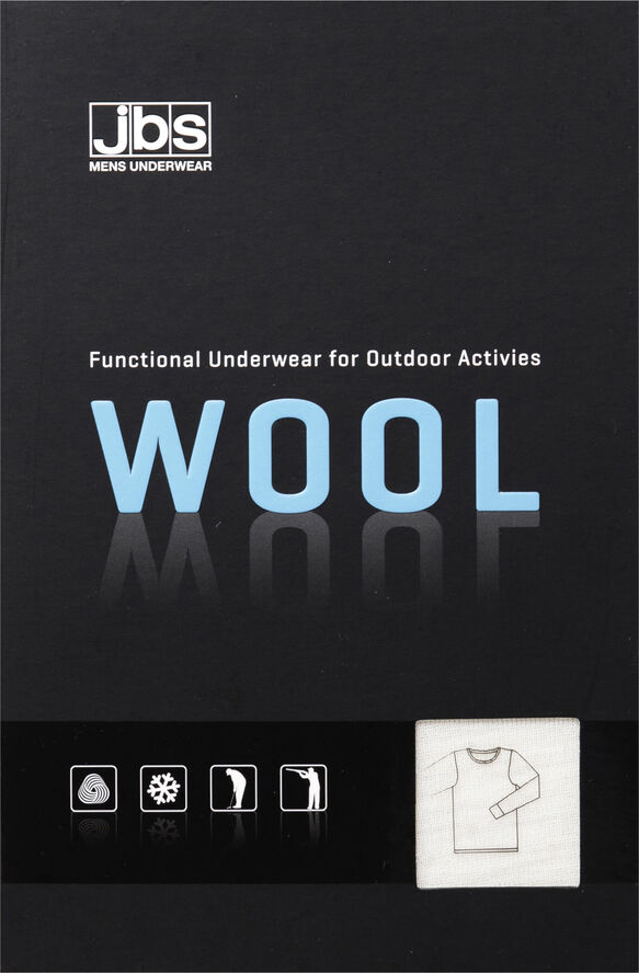 JBS t-shirt long sleeve wool