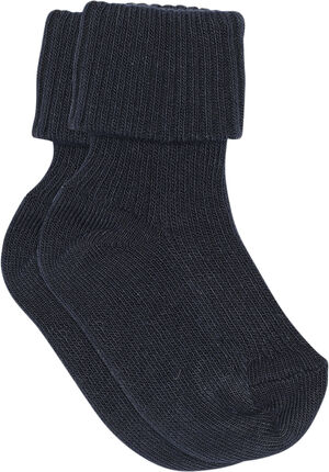 Cotton rib baby socks