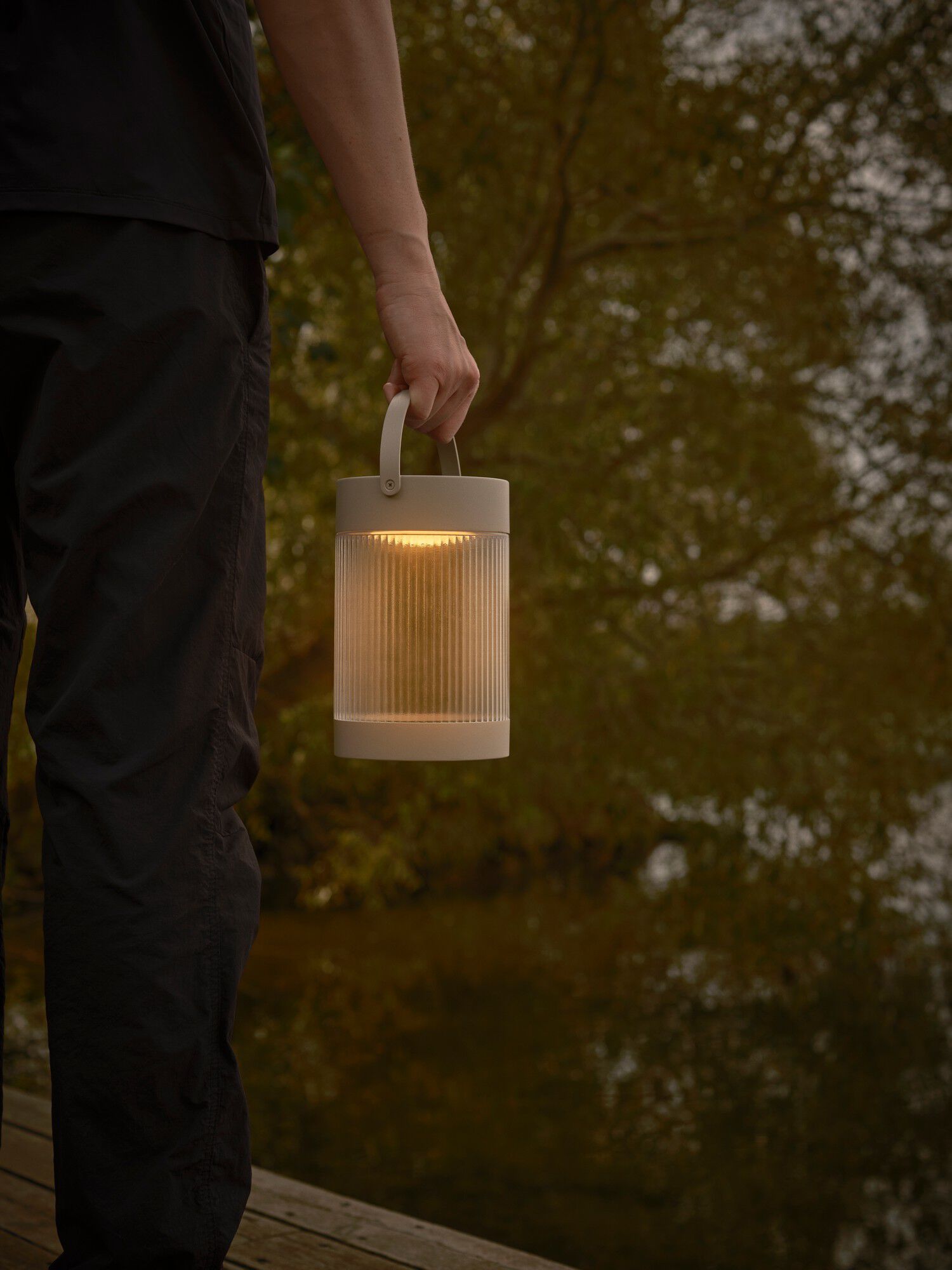 Coupar Solar | Bordlampe | Sandfarvet