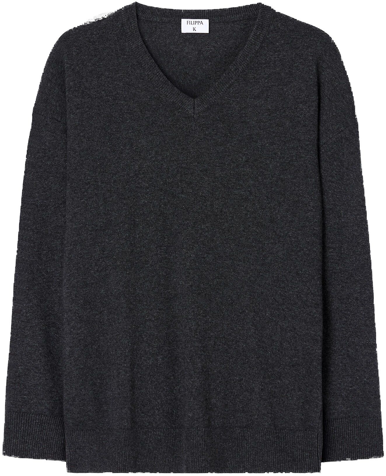 Soft Wool Blend V-neck Sweater
