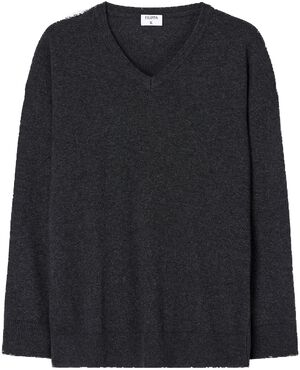 Soft Wool Blend V-neck Sweater