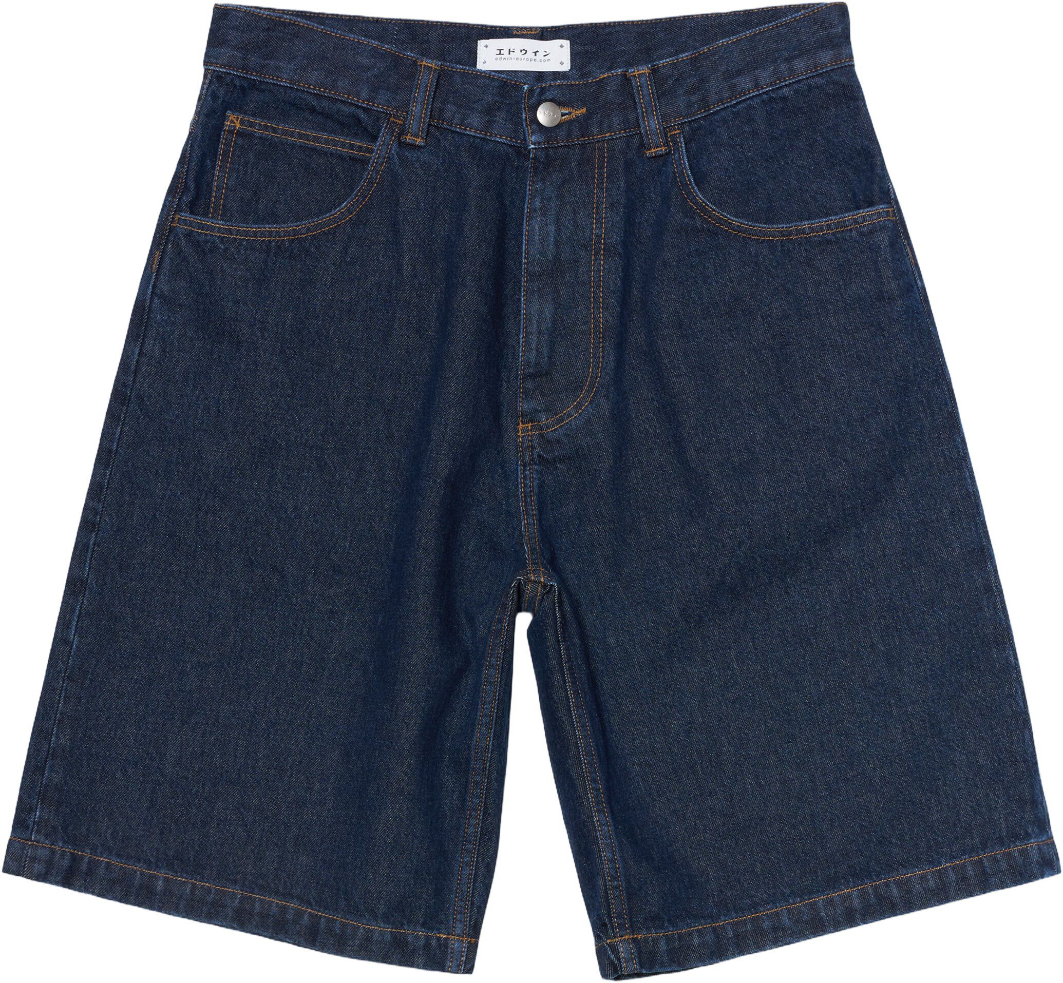 Worker Short-Blue - Mid Marble Wash