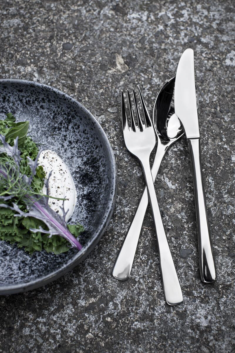 Bordskniv Steel Line 21,5 cm Blank st&aring;l