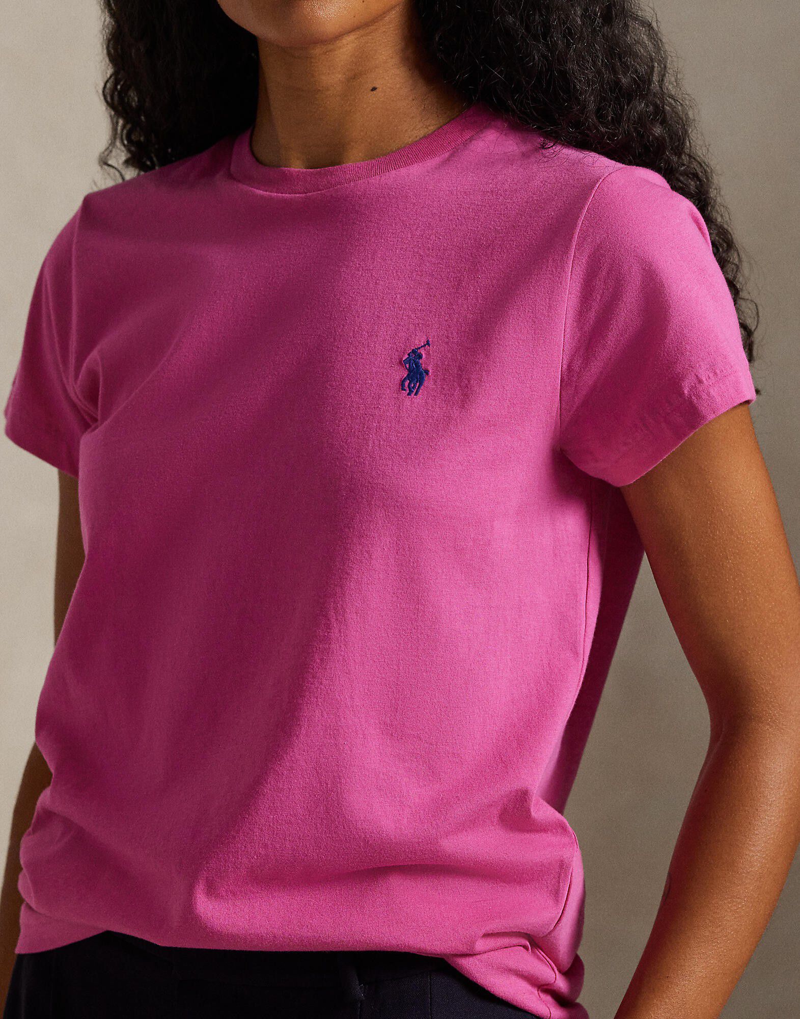 Classic Fit Cotton Jersey Crewneck Tee