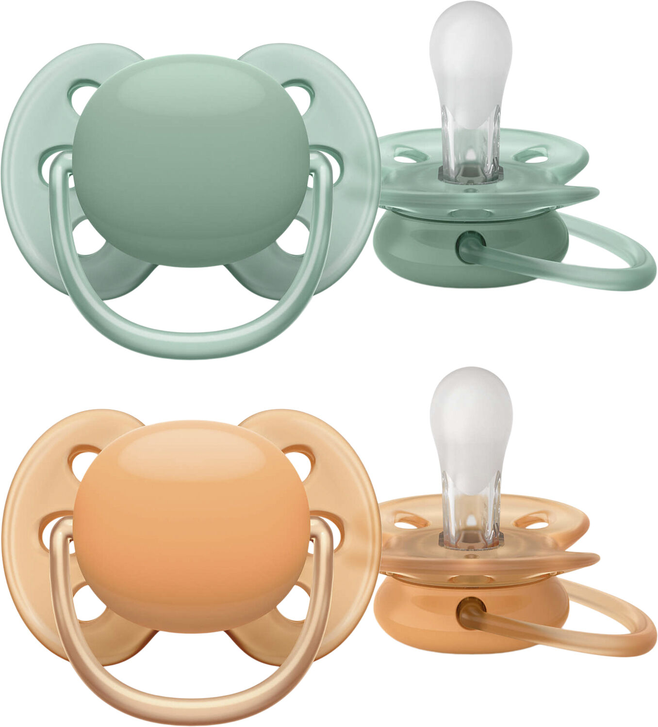 Philips Avent ultra soft sut - Pakke med 2 - 0-6m