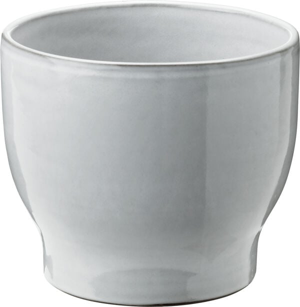 Knabstrup urtepotte Ø 14. 5 cm white