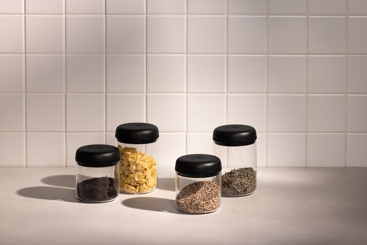 Electric Atmos Vacuum Canister Clear Glass 1. 2L