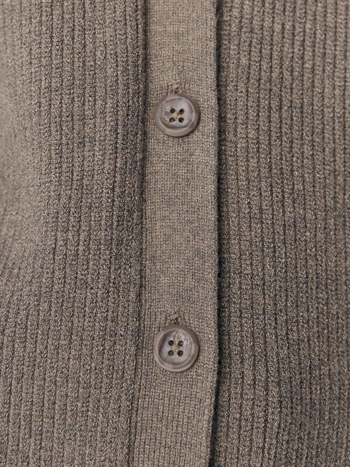 OBJVIOLA SS RE O-NECK CARDIGAN DIV