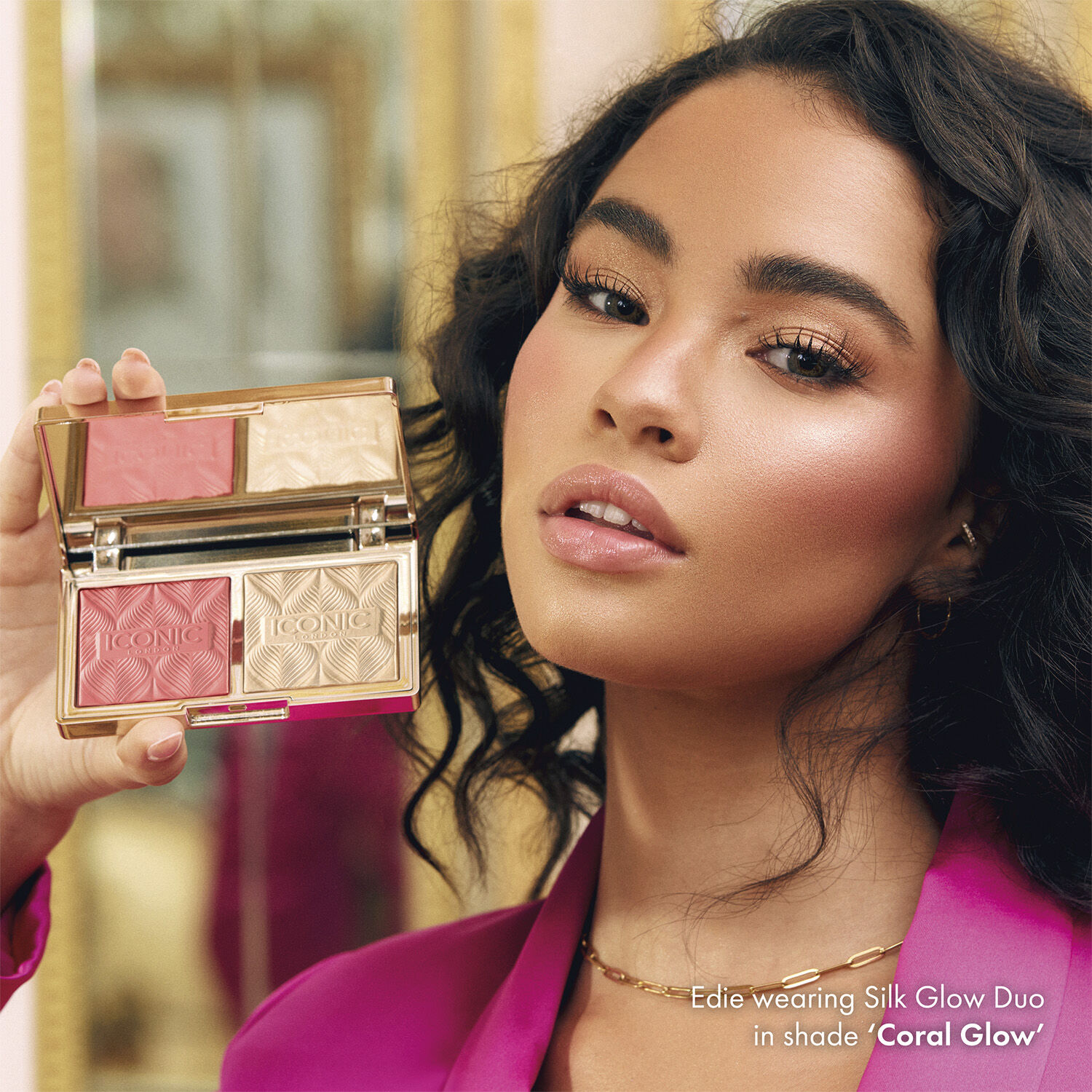 ICONIC London Silk Glow Duo, Coral Glow