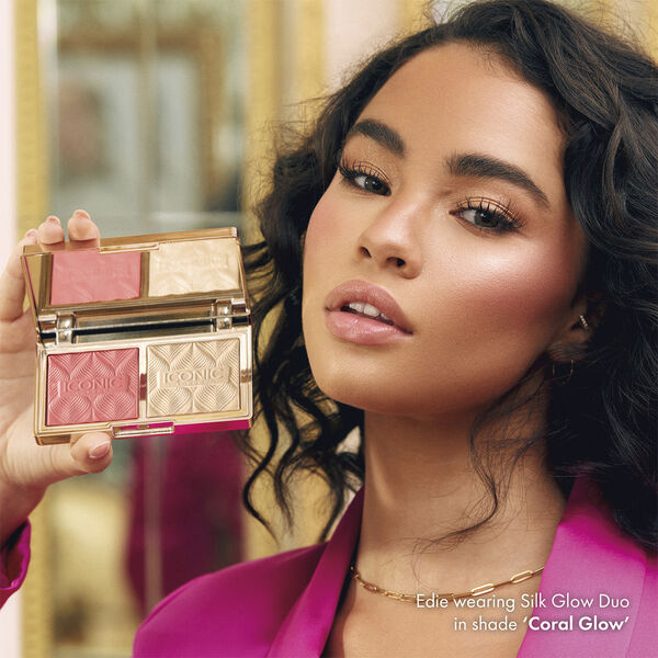 ICONIC London Silk Glow Duo, Coral Glow