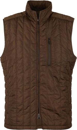 Vest Quilted Zip Nylon